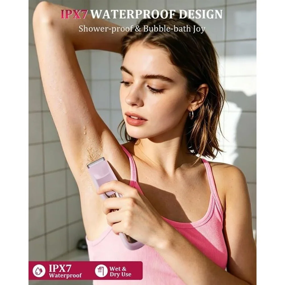 Bikini Trimmer for Women Dual Head Electric Razors